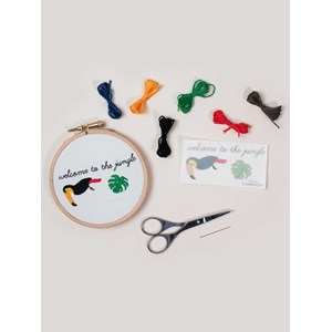 Recharge broderie toucan