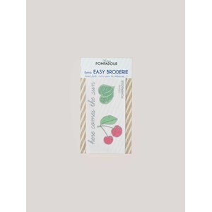 Recharge broderie cerise