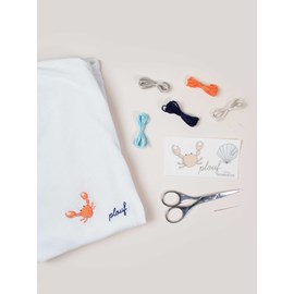 Recharge broderie crabe