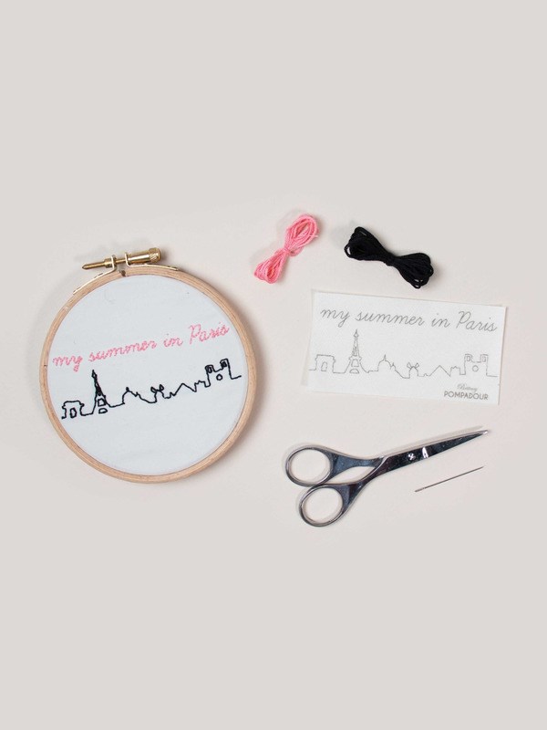 Britney Pompadour - Recharge broderie summer in paris