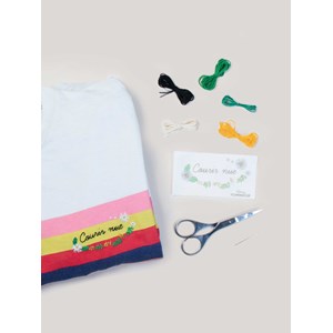 Recharge broderie - courir nue