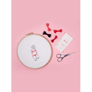 Recharge broderie c.feveile maillot