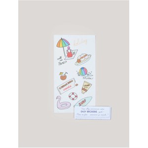 Motif à broder - holiday at the sea