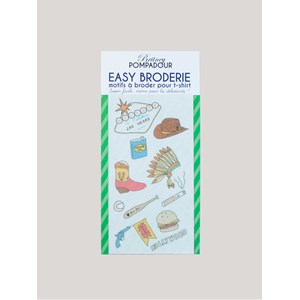 Motif à broder pour tshirt - western