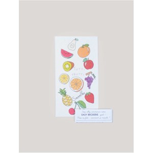 Motif à broder pour tshirt - fruits