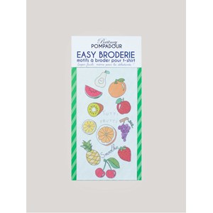Motif à broder pour tshirt - fruits