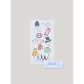 Motif à broder pour tshirt - londres