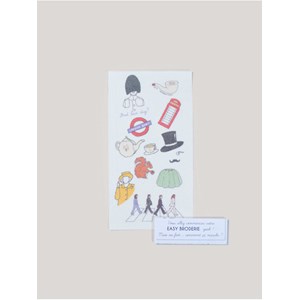 Motif à broder pour tshirt - londres