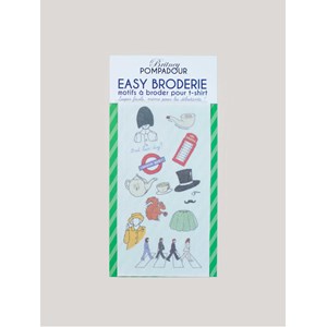 Motif à broder pour tshirt - londres