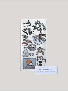 Motif à broder pour tshirt - japon