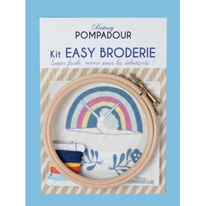 Kit broderie - lisa junius - arc en ciel