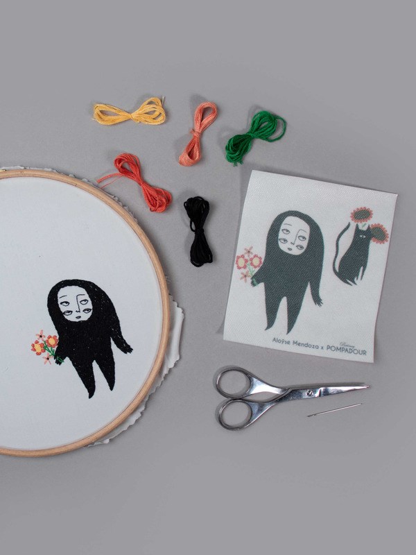 Britney Pompadour - Kit broderie - a.mendoza - monstre