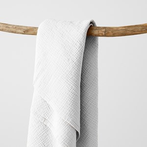 Maxi lange en coton bio blanc