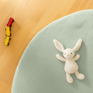 Tapis d'eveil havane en coton bio vert