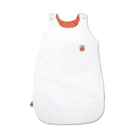 Gigoteuse mi-saison en coton bio blanc