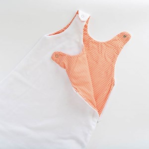 Gigoteuse mi-saison en coton bio blanc