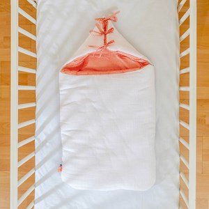 Nid d'ange en coton bio blanc