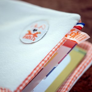 Protège carnet de santé en coton bio
