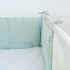 Tour de lit en coton bio vert