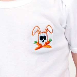 Tshirt en coton bio hotot blanc 3 ans