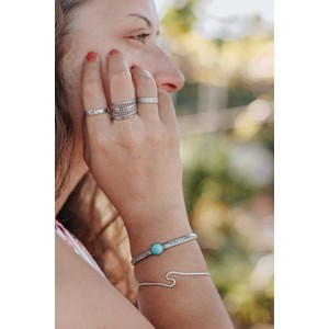 Bague argent 925 alcobaça taille 58