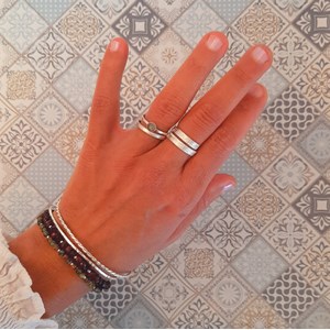 Bague en argent 925 taille 54 56