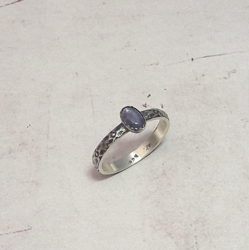 Bague ethnique iolite taille 50