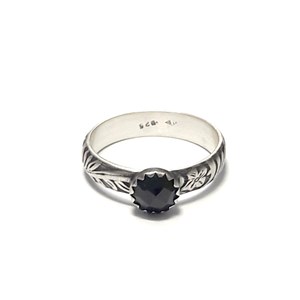 Bague ethnique onyx argent 925 taille 58