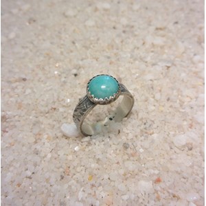 Bague awá amazonite taille 58