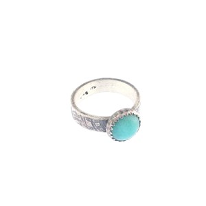 Bague awá amazonite taille 58