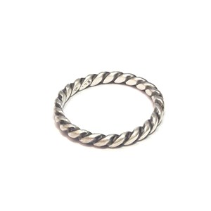 Bague torsadé argent 925 taille 58