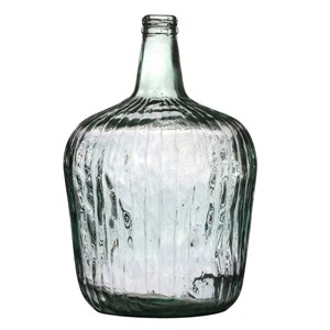 Vase dame jeanne verre recyclé 10l d26