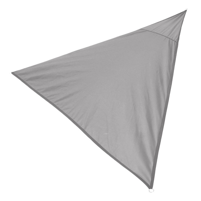 Voile d'ombrage 3.6x3.6x3.6 m gris