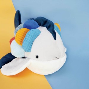 Peluche poisson arc-en-ciel