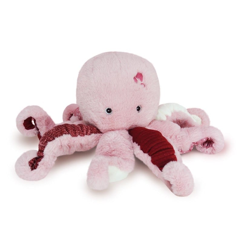 HISTOIRE D'OURS - Peluche pieuvre rose