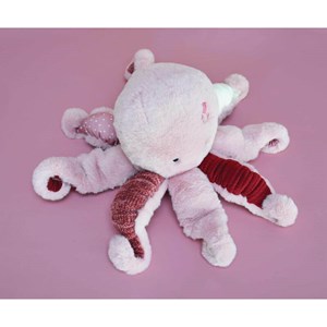Peluche pieuvre rose