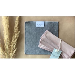 Lingettes lavables bio - rose