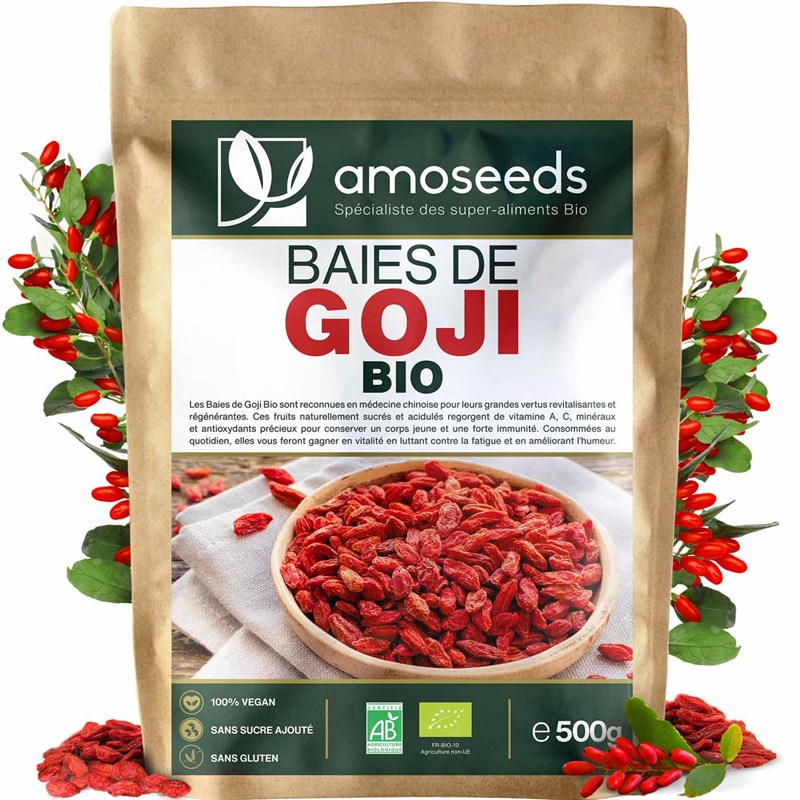 Amoseeds - Baies de goji bio himalaya 500g