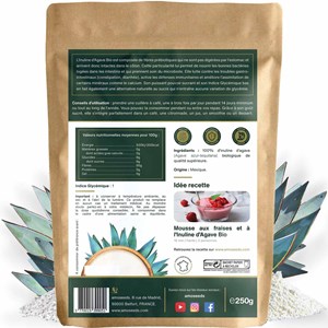 Inuline d'agave bio 250g
