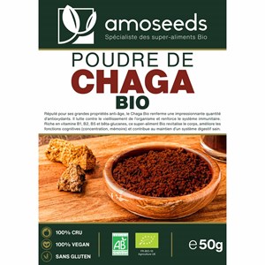 Poudre de chaga bio 50g