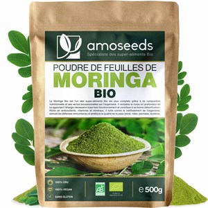 Poudre de moringa bio 500g