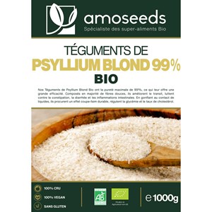 Téguments de psyllium blond bio 1kg