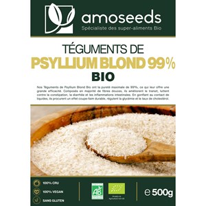 Téguments de psyllium blond bio 500g