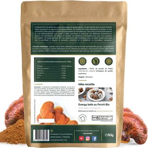 Reishi en poudre bio 50g