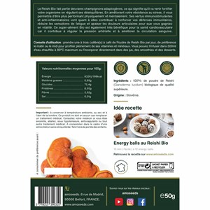 Reishi en poudre bio 50g
