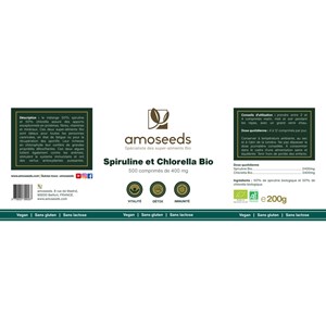 Mix spiruline et chlorella bio