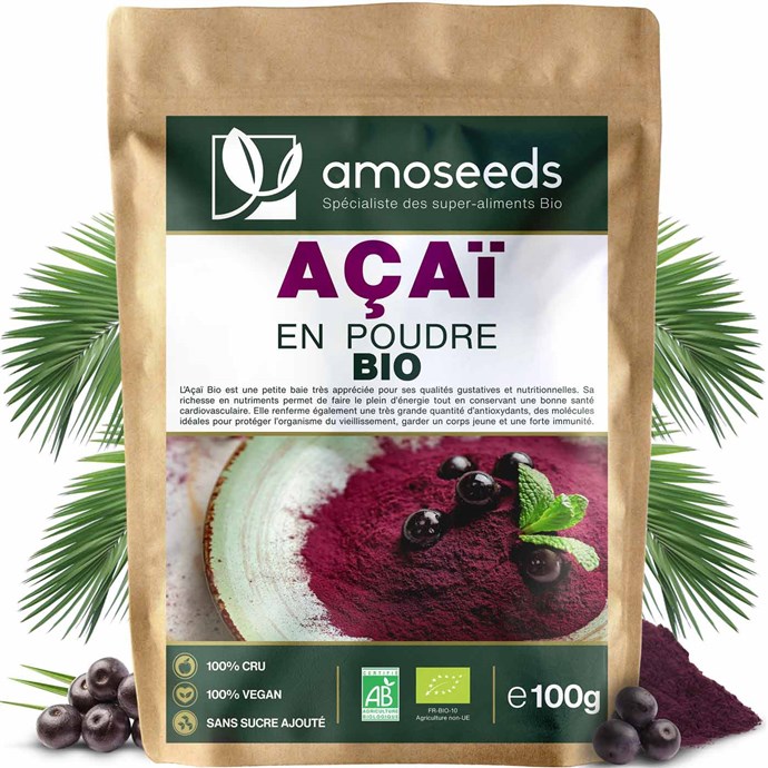 Açaï en poudre bio 100g Nature & Découvertes