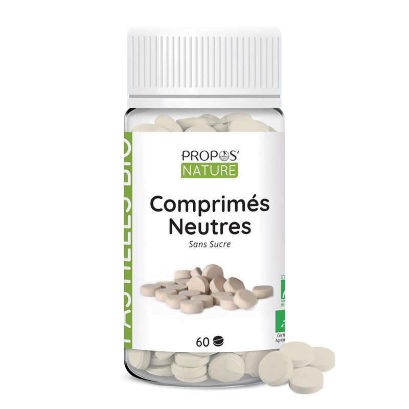 Pastilles neutres bio - 60 comprimés (3