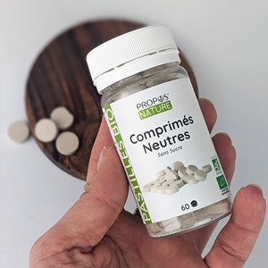 Pastilles neutres bio - 60 comprimés (3