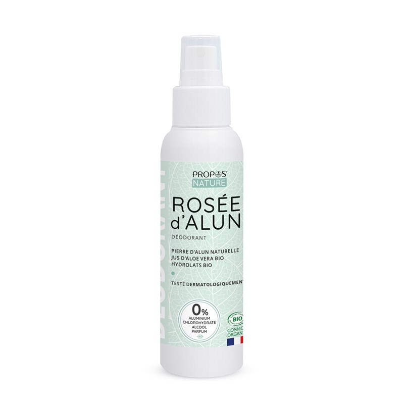 Spray déodorant rosée d'alun